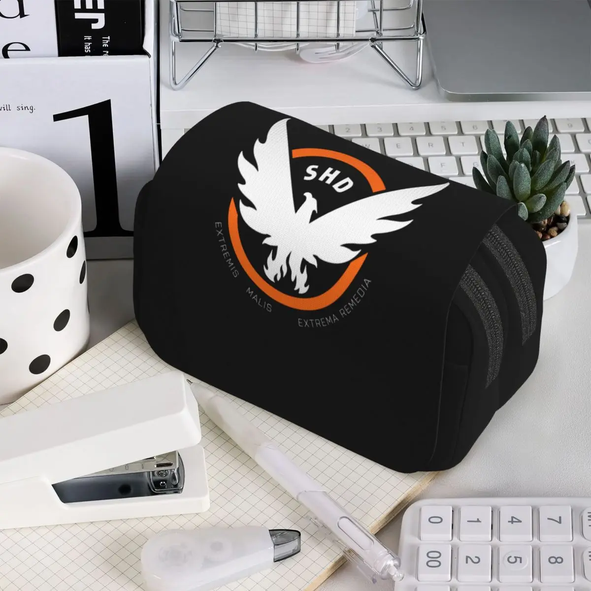 

Пенал The Division SHD Strategic Homeland Division для детей, школьный пенал, сумка для канцелярских принадлежностей, держатель для ручек