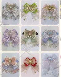 Hand-Made Concert Light Stick Decorative Bow Concert Light Fan Baji Support Diy Accessories Lolita Headdress Edge Clip