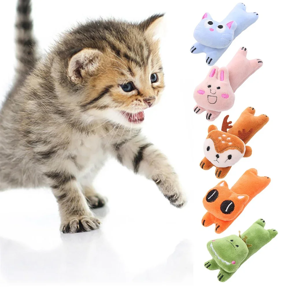 

Cute Dog Cat Toys – Chew-Squeaker Plush Squirrel with Tangle-Free Design for Teeth Grinding & Stress Relief
