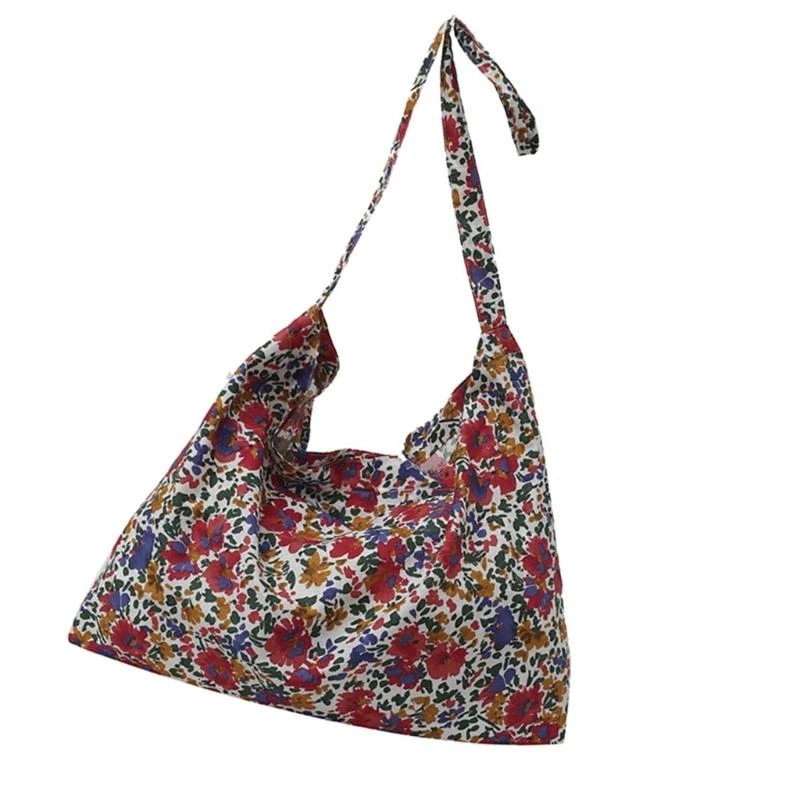 المرأة غير الرسمية طباعة الأزهار الكبرى حقيبة كبيرة من السعة كبيرة الكتف