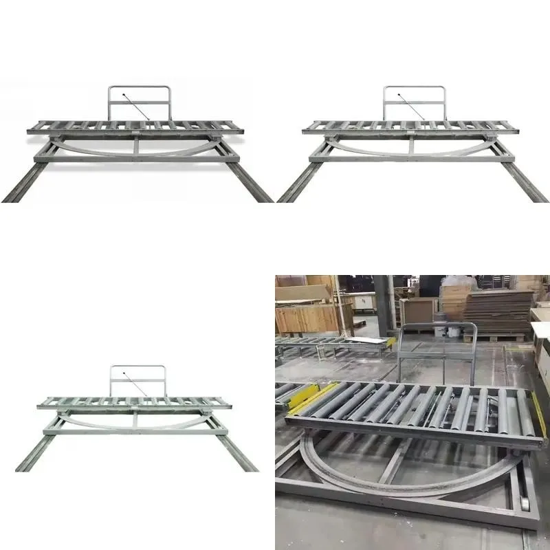 Customized Energy Saving Rail Mobile Roller Cart Manual Push Design Cost Effective
