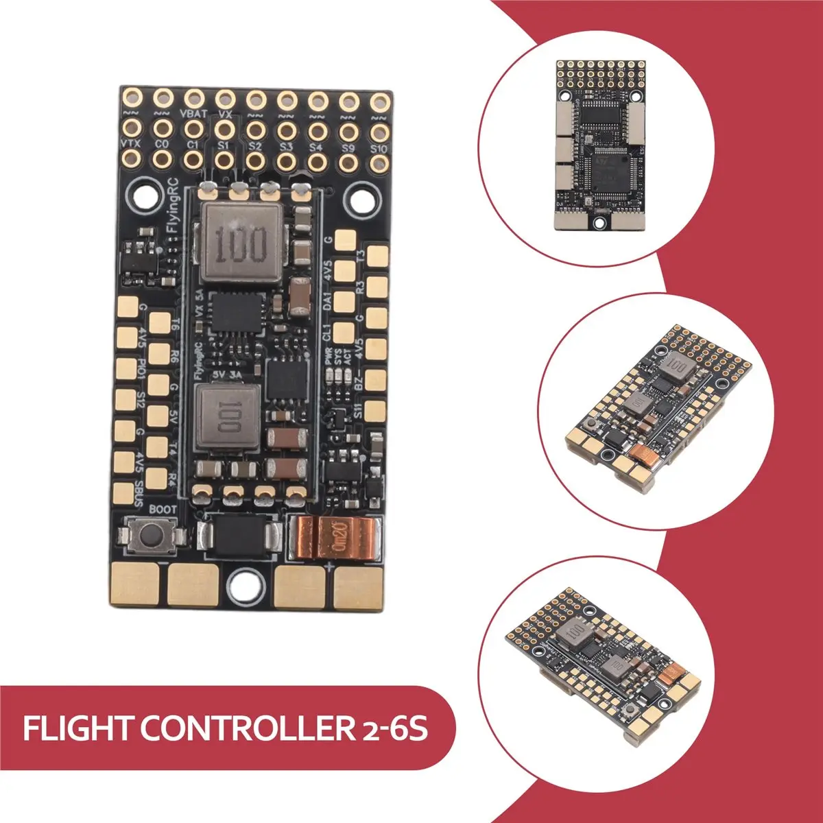 fine F4WSE MK1.5 Fixed Wing Flight Controller 2-6S Support Analog/Digital VTX Ardupilot/INAV Firmware for RC FPV Airplane