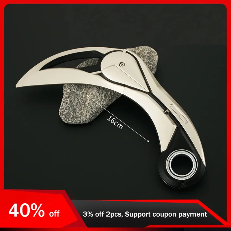 

16cm Valorant Game Peripherals Weapon Model Ion Karambit Claw Knife Toy Sword Cosplay Bali Song Metal Kids Toy Gifts for Boys