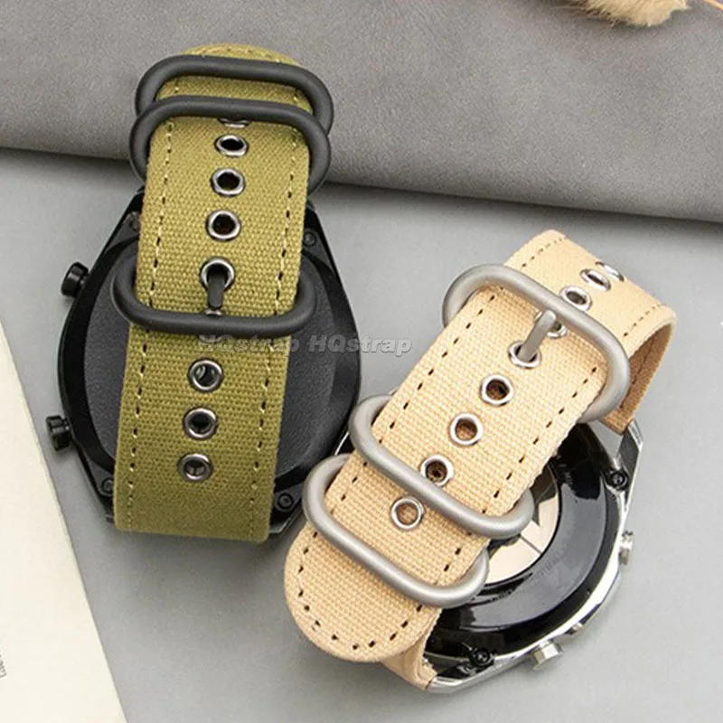 Nylon Strap 18m 20mm 22mm 24mm Watchbands Sport Comfortable Band Quick Release Wristband Smart Watch Bracelet Replacement Belt