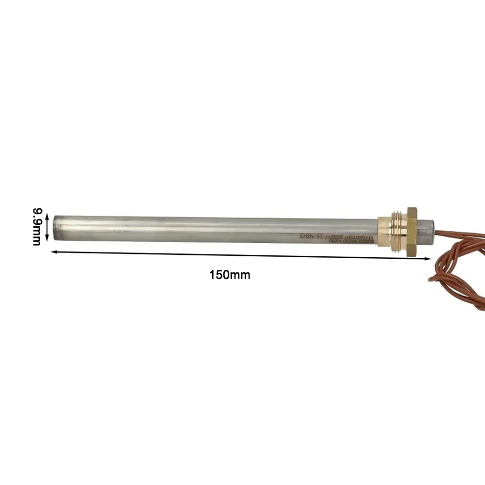 Stainless Steel Ignition Rod Pellet Furnace Total Length 150 Mm Pellet Igniter Rod Fast Ignition Threaded Mount
