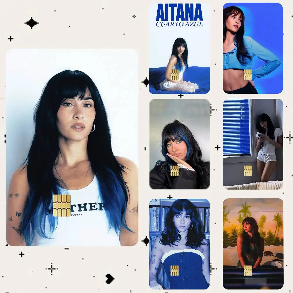 

A-Aitana Ocana CUARTO AZUL HD Waterproof Card Skins Protective Stickers for Credit Bank Game Cards