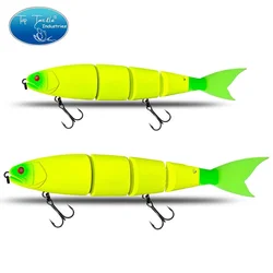 Hotselling Esca per il nuoto snodata Galleggiante/affondante 170mm/200mm Jointedbait Gigante Esca dura Sezione Richiamo Luccio Richiamo esca da pesca