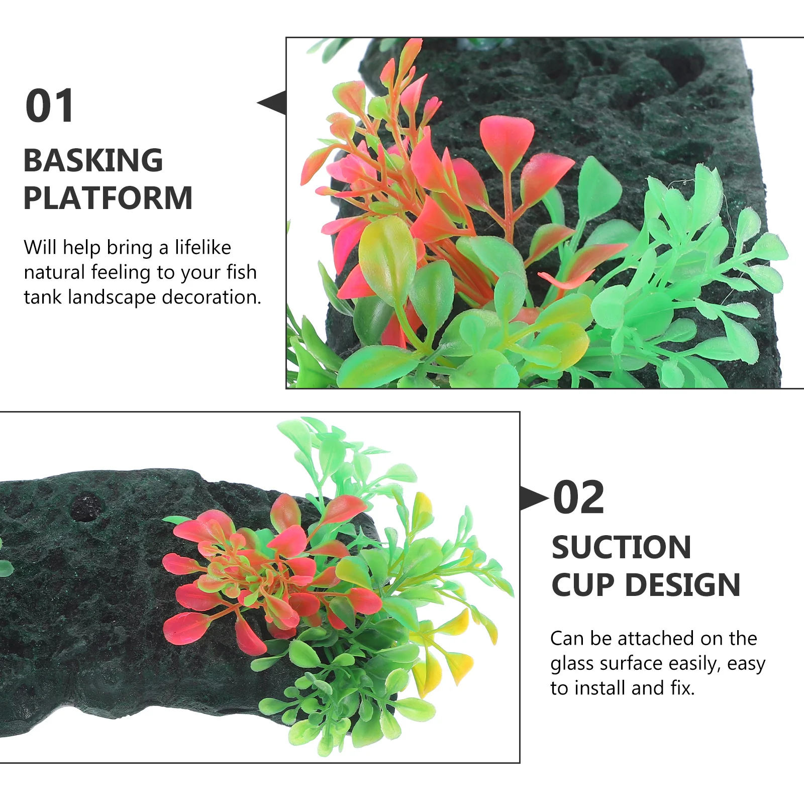 

1Set Turtle Basking Platform Multifunctional Decoration Durable Material Aquatic Turtle Accessory Tortoise Habitat