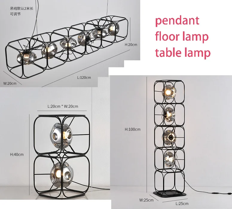 

Industrial living room pendant lamp bedroom creative Bauhaus designer floor lamp desk lamp, artistic vertical ambient light