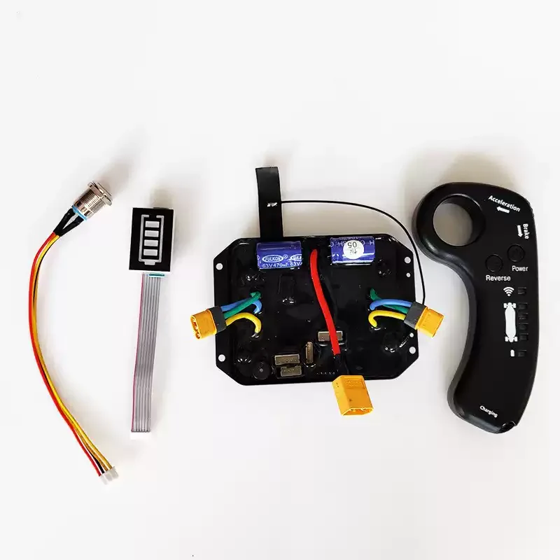 

Electric Four Wheel Skateboard Controller Remote Control System Electric Skateboard ESC Wheel Hub Dual Drive 7S10S