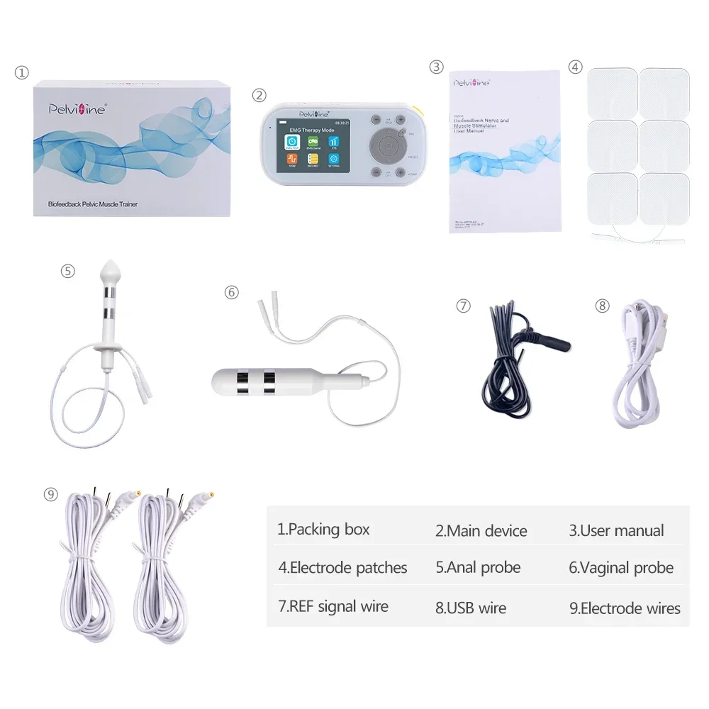 In Stock Biofeedback EMG Pelvic Muscle Electrical Trainer KM-530 Kegel Exerciser Incontinence Therapy For Women