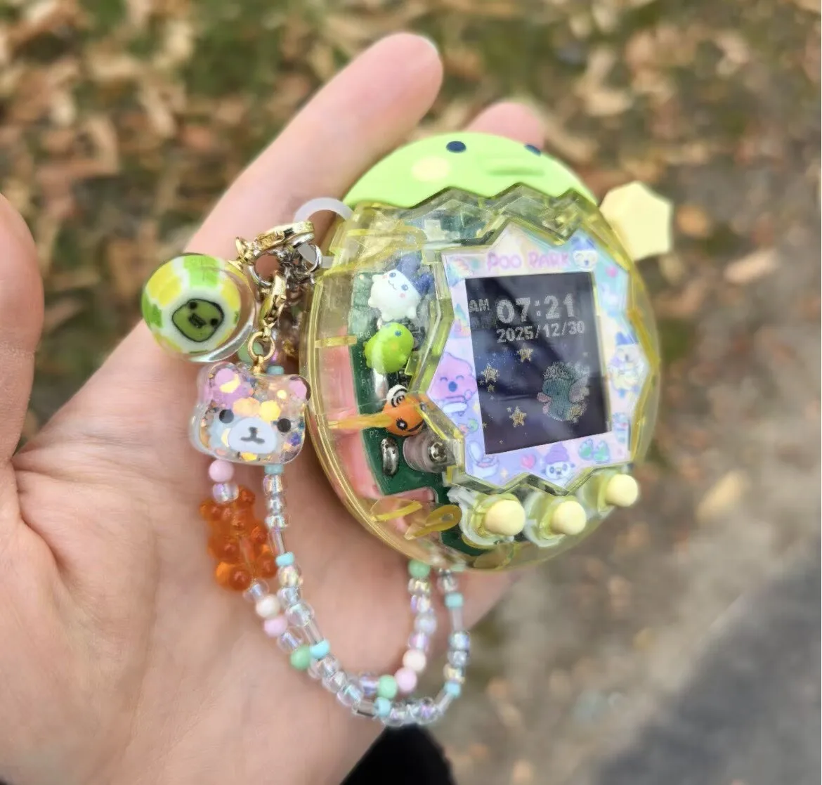 Tamagotchi Paradise Ersatzgehäuse Trendiges Farbzubehör Grüne Lila Serie