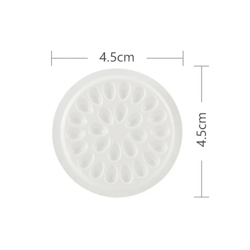 100/200/300PCS Disposable Holder Sticker Glue Adhesive Pallet For Eyelash Extension  Eyelash Makeup Tools Plastic Flower Eyelash
