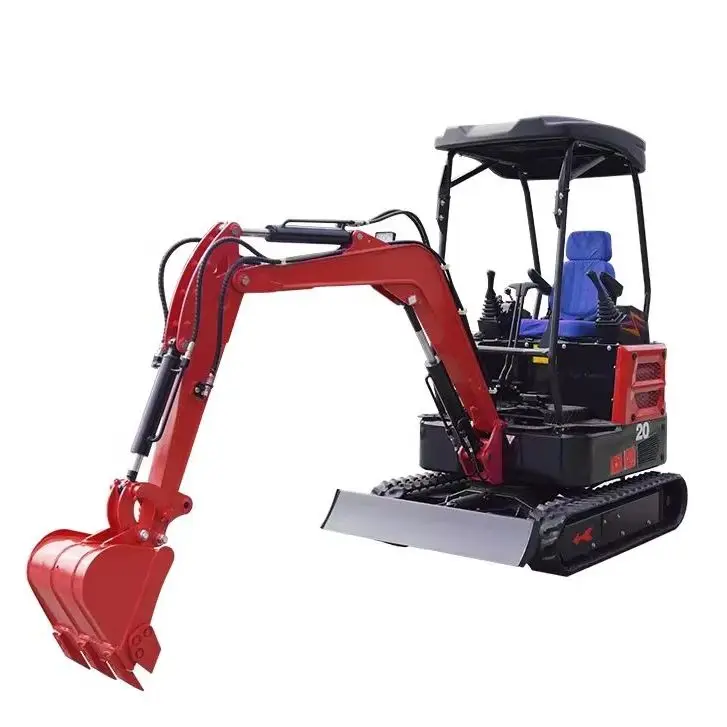 

Free shipping door-to-door customized Euro 5 hydraulic excavator 2-ton engineering agricultural machinery equipment for sale