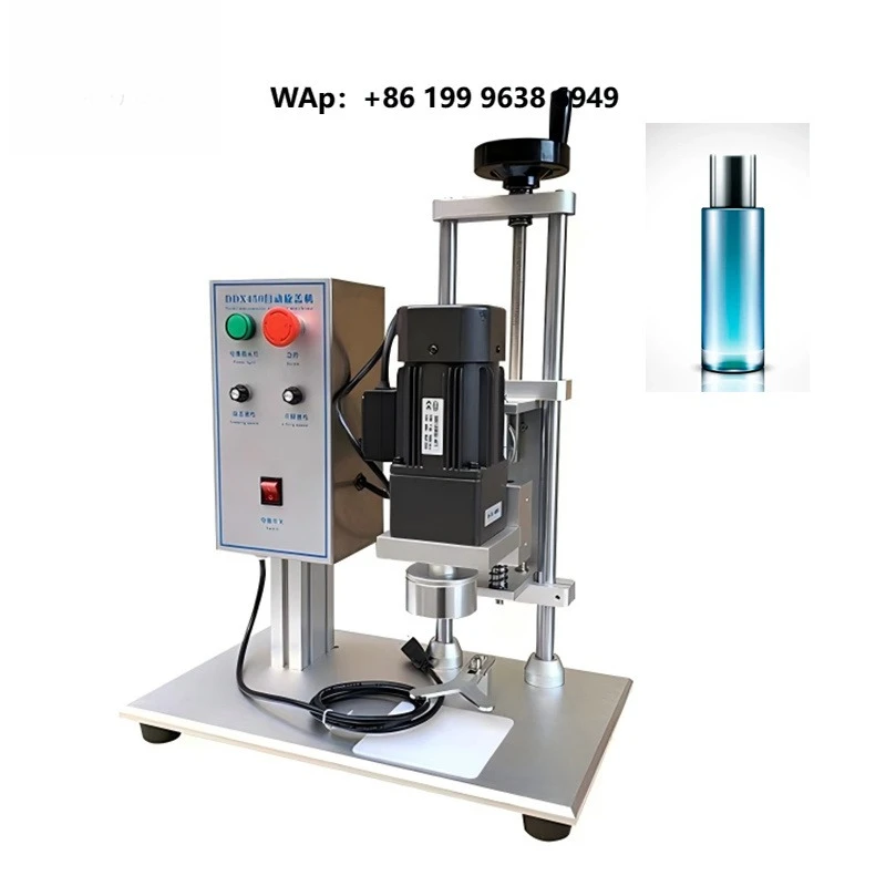Semi-Automatic Pneumatic Press Cap Machine,Lid Chuck Machines Semi-Automatic Perfume Bottle Capping Machine