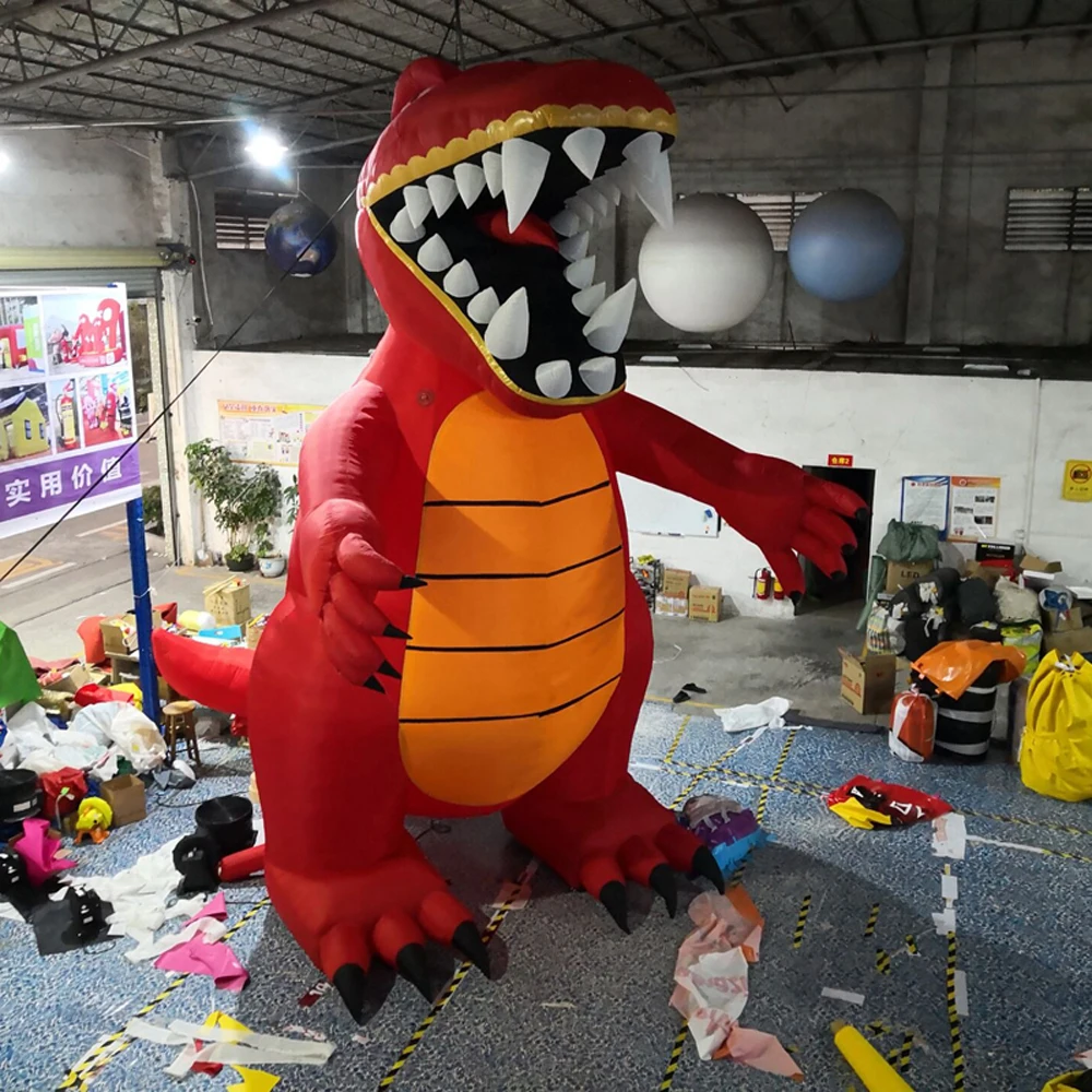 Publicidade gigante inflável dinossauro decoração explodir dragão dino desenhos animados para publicidade de evento ao ar livre