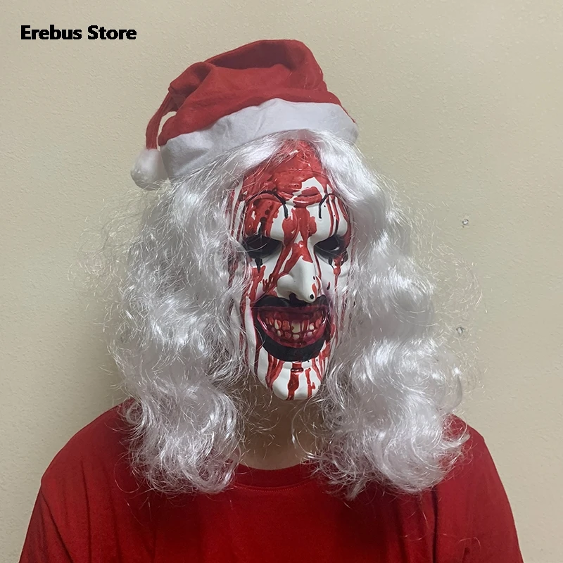 Costume de Clown Terrificateur pour Adulte et Enfant, Tenue de Cosplay, Combinaison de Batterie, Équipement de Sauna pour ixd'Halloween  200000532