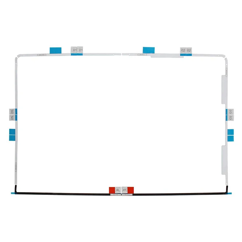 AS95-2X display lcd tiras adesivas fita abertura roda lidar com kit de ferramentas para imac a1418 a1719 21 Polegada