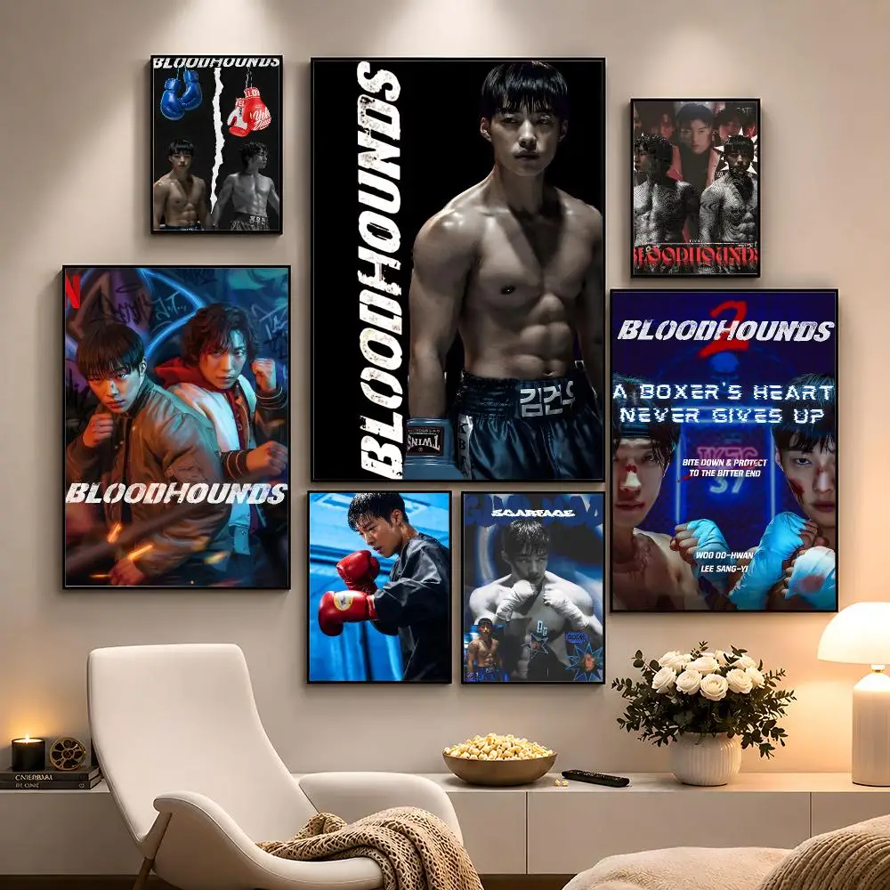 Series Bloodhounds K-Drama Action Poster Peel And Stick Wall Art PP Waterproof HD Bedroom Living Room Home Decor Gift