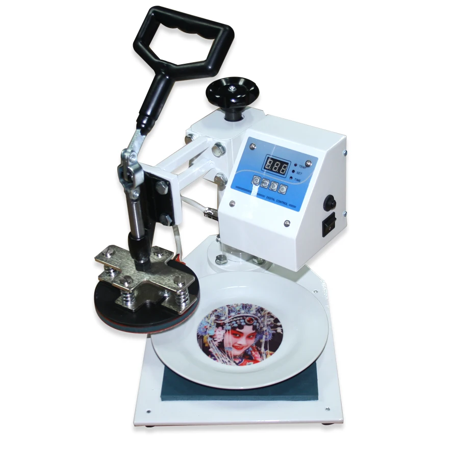 Topjlh Wholesale HOT SALE Plate Heat Press Machine Best Sublimation Transfer Printing 8 10 inch Round Ceramic Plate Stock