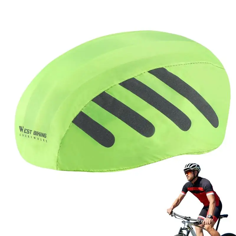 

Bike Helmets Cover Waterproof Reflective Waterproof Cycling Cover Waterproof High Visibility Reflective Rainproof Windproof