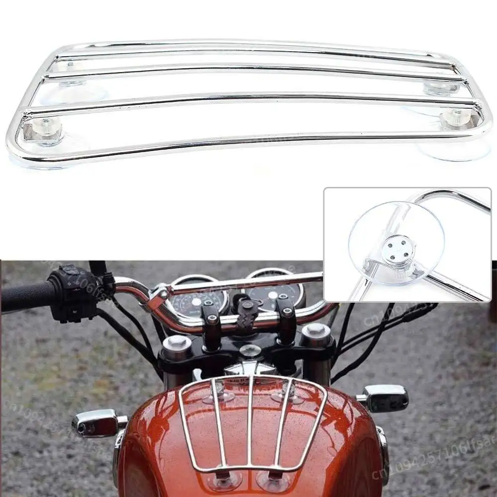 

Motorcycle Fuel Gas Tank Luggage Rack Aero Parcel Rack Holder Kits Fits For Royal-Enfield Interceptor 650 And Continental GT 650