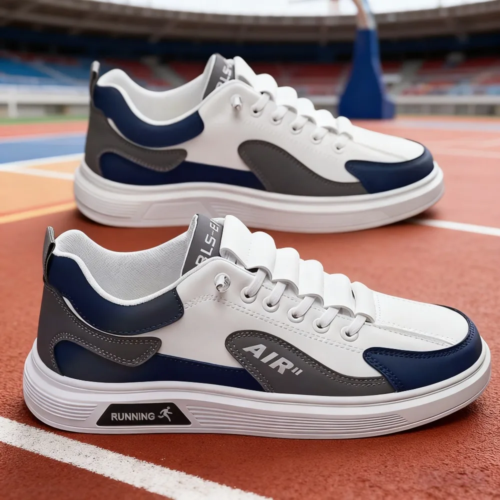 

Trend 2025 New Men's Shoes Leather Fashion Low-top Men's Casual Trendy Shoes Running Sports