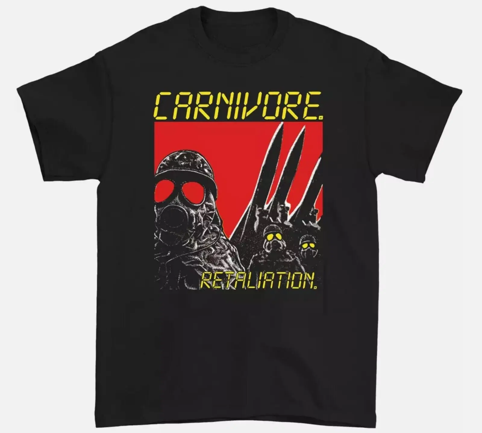 Vintage Carnivore Retaliation Men T-shirt Black Unisex All Sizes