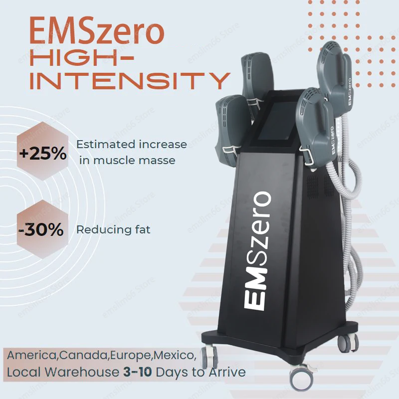 EMSzero Body Sculpt Fitness  Muscle Stimulate Machine with 4 Pcs Handles with Pelvic Stimulation Pads Beauty Salon