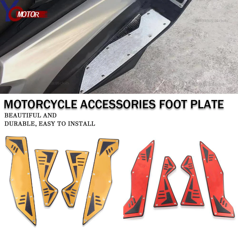 

NMAX 155 Foot Footrest Pegs Plate Pads Set CNC Motorcycle Accessories Aluminum For YAMAHA nmax155 2015 2016 2017 2018 2019 2020