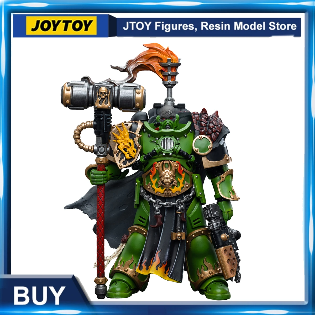 

[IN STOCK] JOYTOY 1/18 40K Action Figure Salamanders Captain Adrax Agatone Anime Model Toy Free Shipping