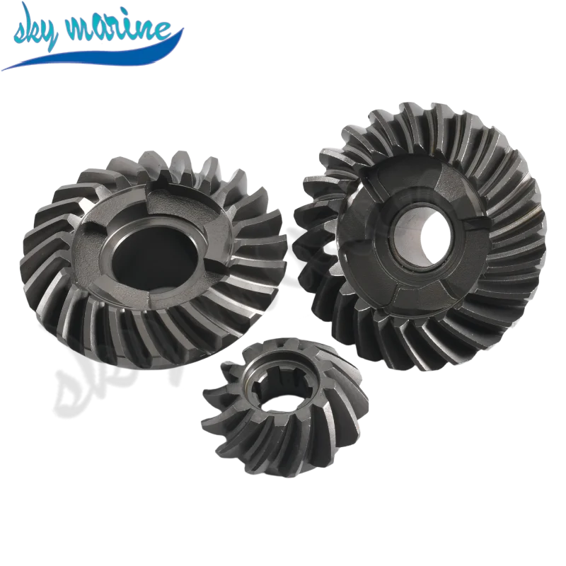 

Комплект шестерен 689 (689-45560, 689-45551, 689-45571) для подвесных лодочных моторов Yamaha 2T 25HP 30HP (старая модель), набор шестерен переднего и заднего хода, замена