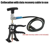 Extractor de abolladuras de chapa sin masilla con base 360 °   Elevador de barra niveladora pequeña con mango giratorio, herramienta de reparación fina de carrocería de coche de nailon precisa