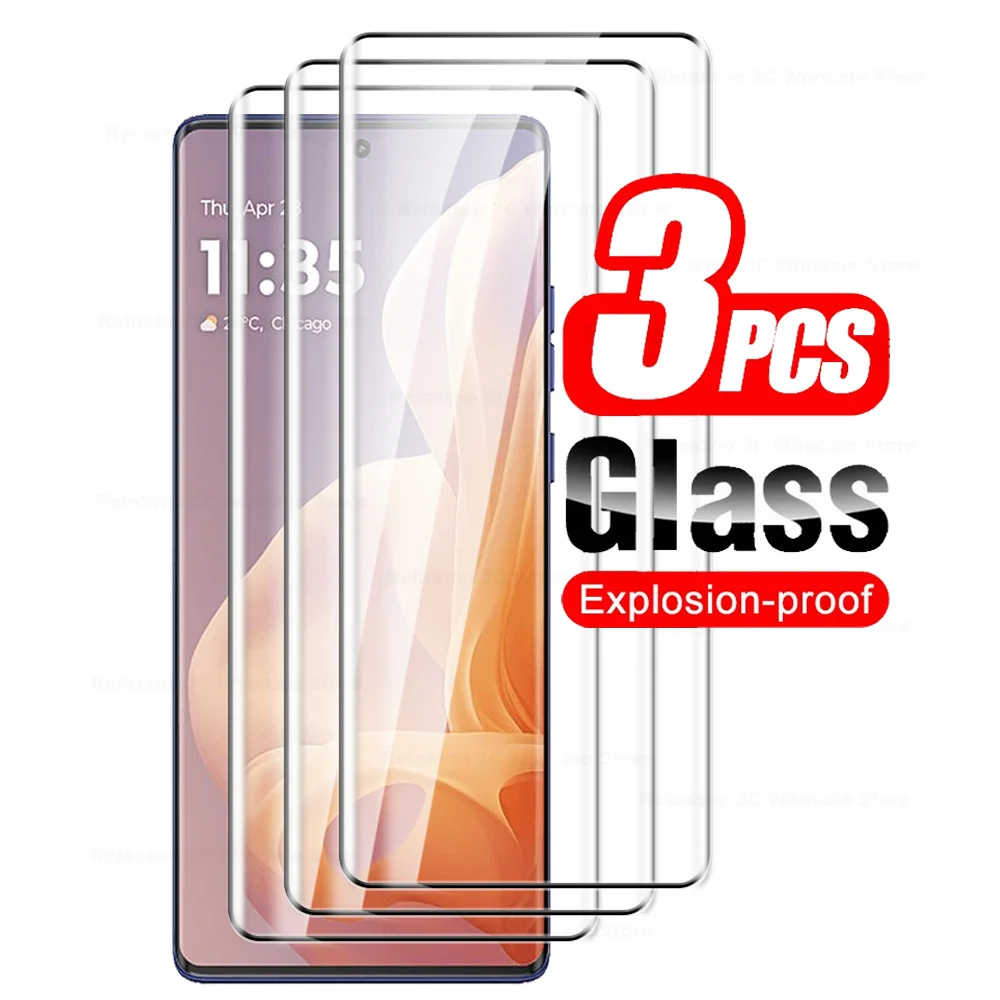 Moto Edge G85 Glass 3Pcs Tempered Glass Screen Protector For MotorolaG85 G 85 85G MotoG85 5G 6.67inches Armor Protective Film