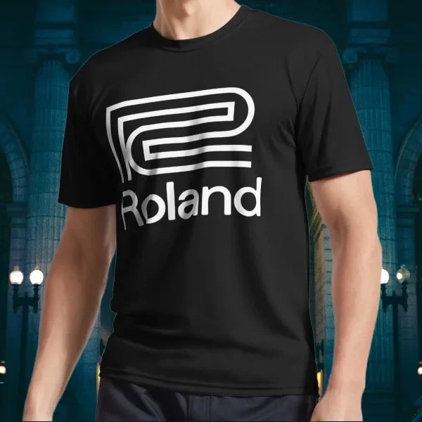 New Roland Logo Active T-Shirt Logo American T-Shirt Funny Size S to 5XL