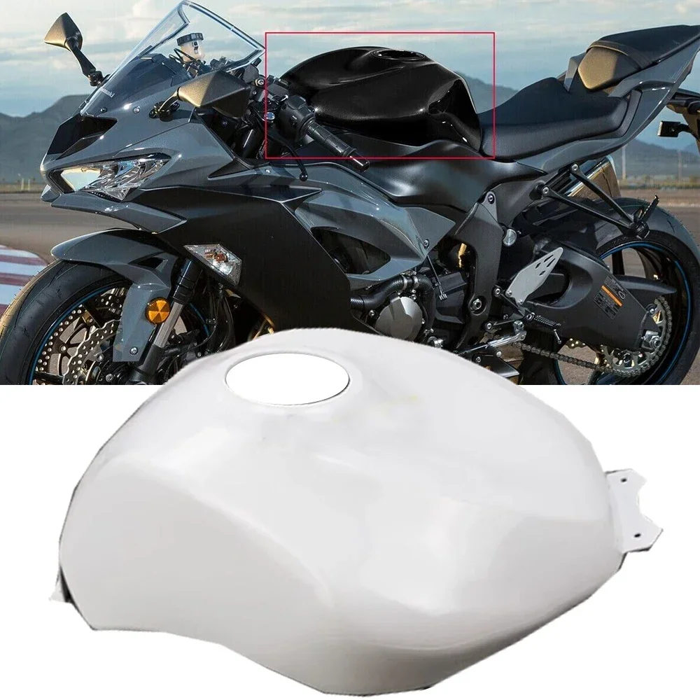 Motorcycle Fuel Gas Tank Cover Fairing Cowling Panel Protector Guard For Kawasaki ZX-6R ZX 6R 636 2009-2021 2022 2023 ZX6R Parts