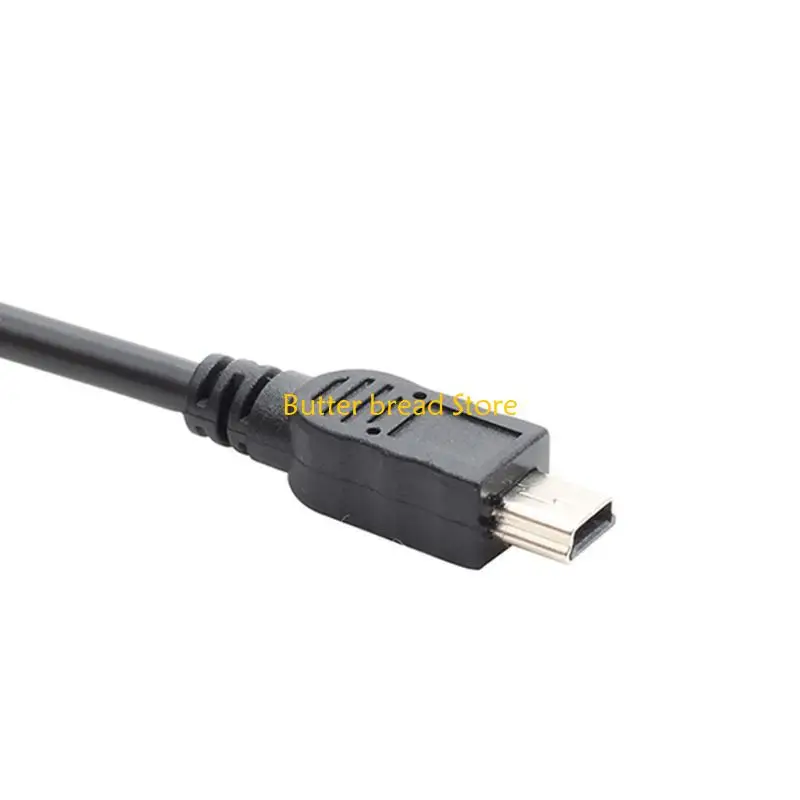 W89C Type C Female to Mini USB Male Adapter Cable Support & Data Sync Tablet Camera Charging Conversion