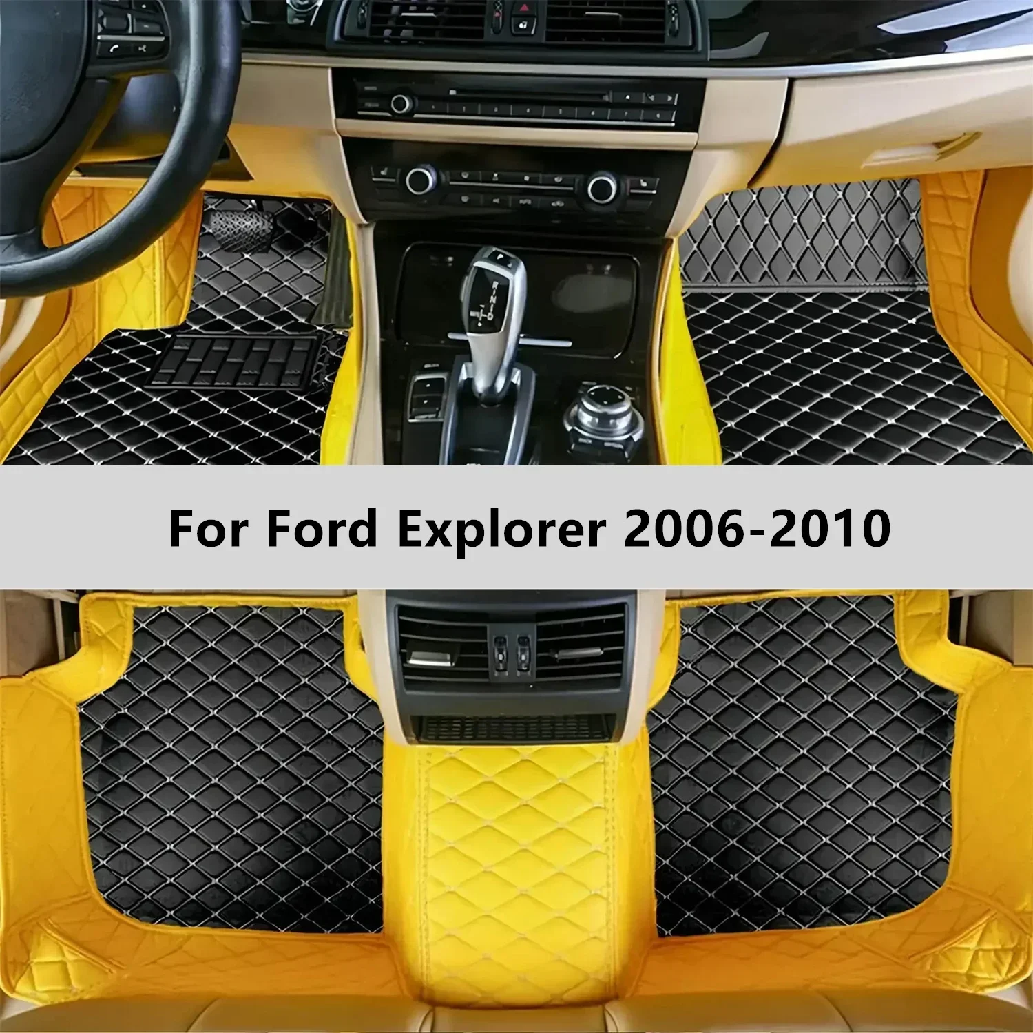 Custom Car Floor Mats For Ford Explorer 2006-2010 Floor Mat Car Mat Accessories Interior Accessories
