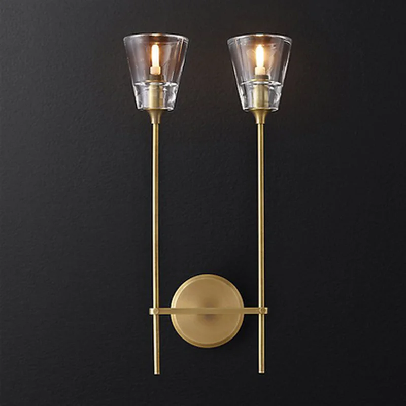 

Foyer bedroom bedside corridor wall lamp modern molecule LOFT wall sconce bean glass ball wall light LED round ball wall lamp