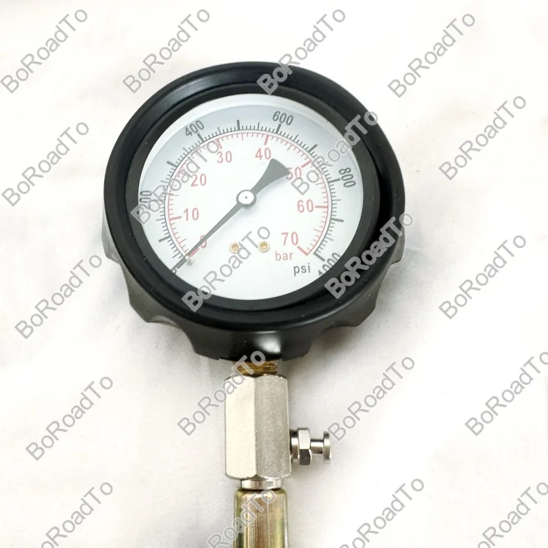 Professional Diesel Engine Cylinder Compression Tester Kit With Case 0-1000PSI Pressure Detector Automotive Tool Gauge Test Kit