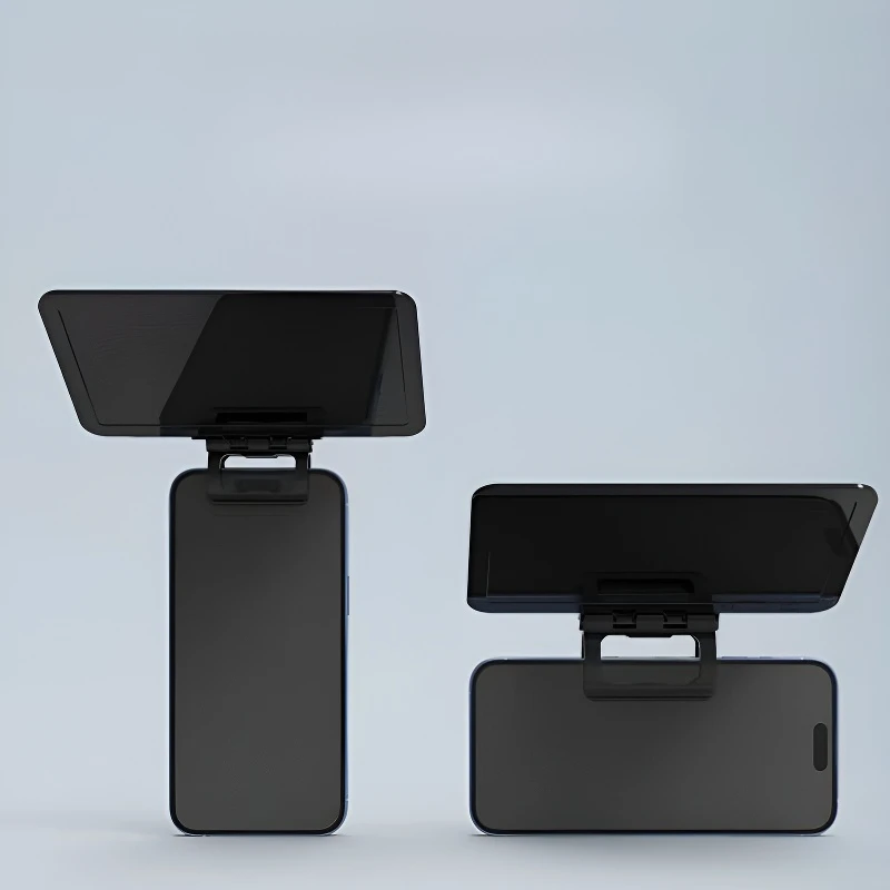 Portable Foldable Phone Sunshade – Anti-Glare, Multi-Angle for Outdoor, Cycling, Camping & Travel