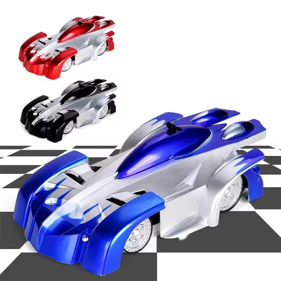 2.4G RC CAR Wall Climbing Car Remote Control Toys Climb Wall Ceiling Light Racing Model Electric Anti-gravity Children Toy