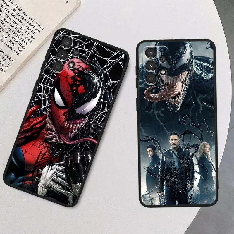 Avengers Hero Venom Man For Samsung A90 A80 A70S A60 A50S A40 A30S A20E A20S A10S Silicone Black Phone Case