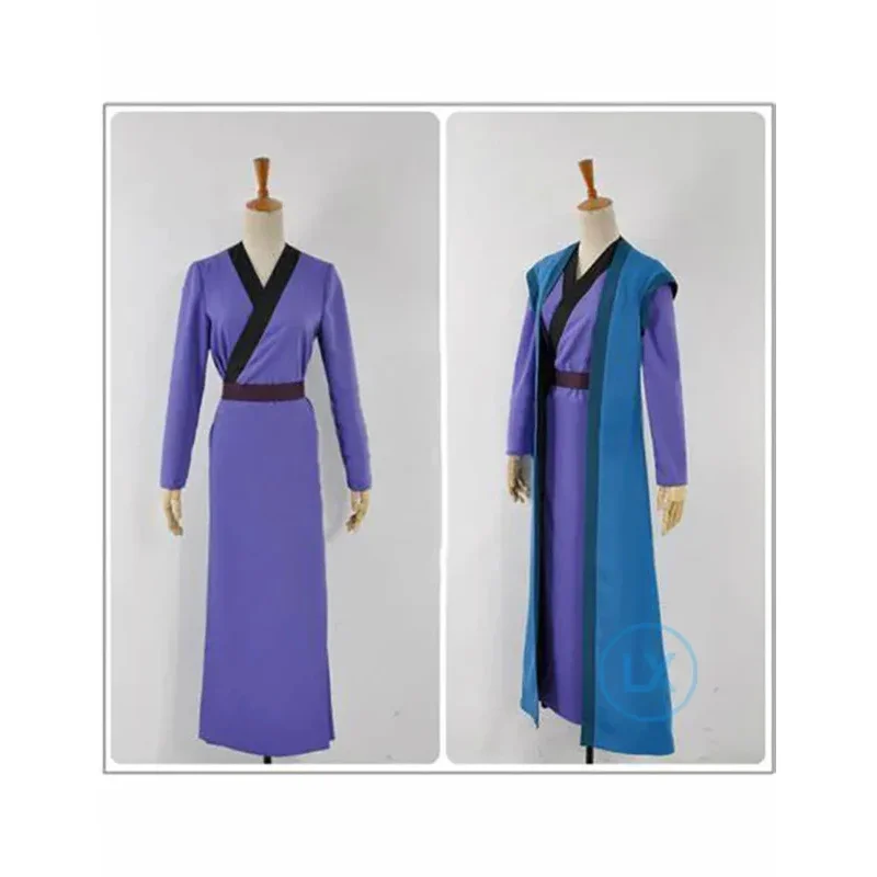 

ff34Anime Akatsuki no Yona Cosplay Costume Hak Custom Uniform Women Men Outfit Halloween Full Set Adult