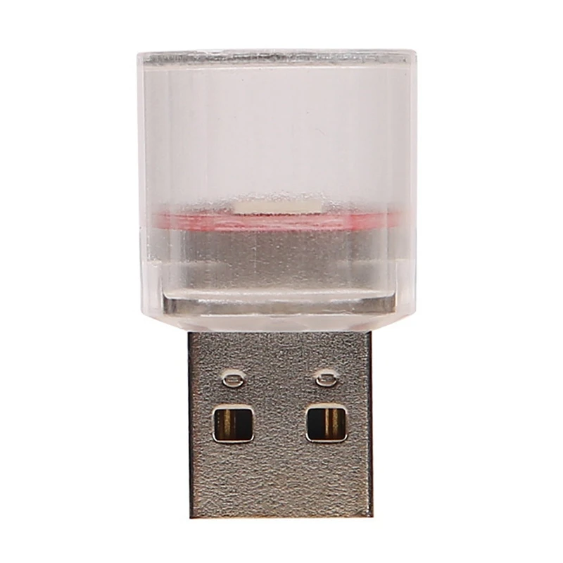 7 Color Mini USB Light LED Modeling Car RV Ambient Light Neon Interior USB Plug Lamp Computer Mobile Power Night Light