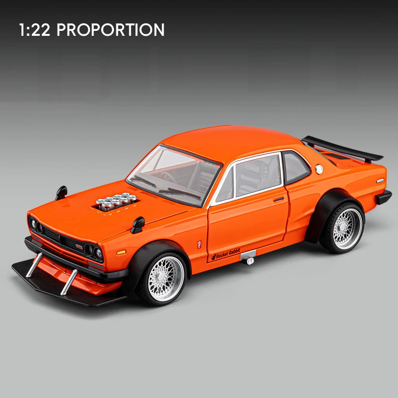 1:22 Skyline 2000 GT-R Alloy Classic Sports Car Model Diecasts