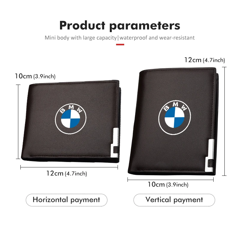 For BMW PU Car Driver License Fashion Credit ID Card Holder Wallet E87 E70 E91 E30 G20 E92 E93 E60 E46 E90 G30 E53 X1