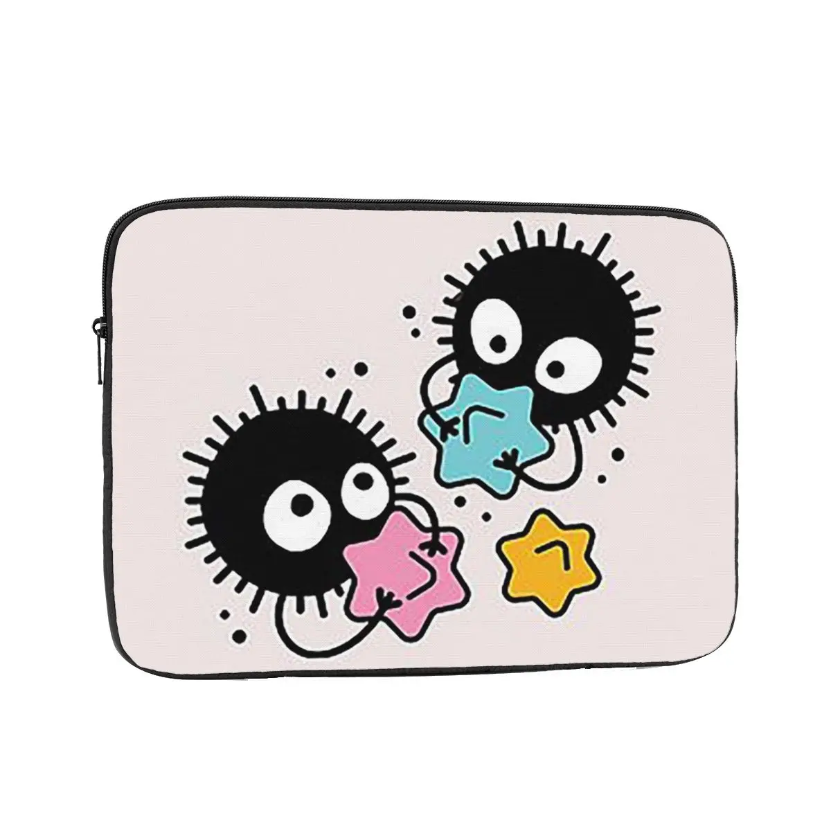 Soot Studio Ghibli Notebook Laptop Bag Case Pouch 10 12 13 15 17 Inch For Macbook Air Pro Tablet Shockproof Case Bag