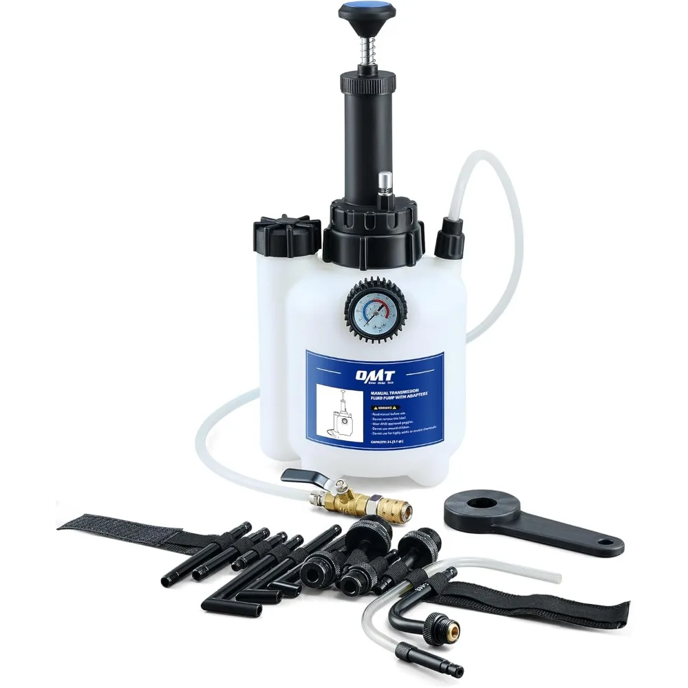 

Orion Motor Tech Transmission Fluid Pump, 3L Transmission Filler Pump with 12pc ATF Adapters, Manual Transmission Fluid Transfer