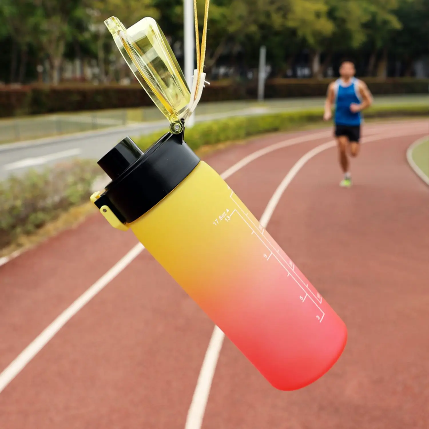 500 مللي KPop شيطان الصيادين كوب ماء رومي ميرا زوي أنيمي غطاء الوجه شرب زجاجة غلاية السفر في الهواء الطلق المحمولة رياضة اللياقة البدنية أباريق